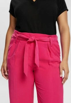 Esprit Damen CURVY - Stoffhose - Pink Fuchsia -Esprit Verkäufe 2024 4449128ffb9d46629a7dbcddcdddae09