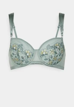 Esprit FLORAL EMBROIDERY UNDERWIRE - Balconette BH - Leaf Green | Damen -Esprit Verkäufe 2024 447a44c386c141799b0acd00784d104b