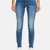Esprit Damen Jeans Slim Fit - Blue Medium Washed