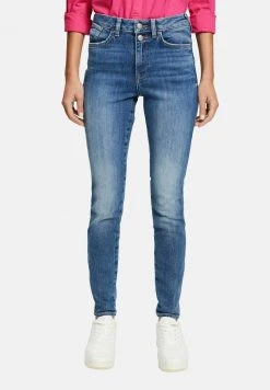 Esprit Damen Jeans Slim Fit - Blue Medium Washed