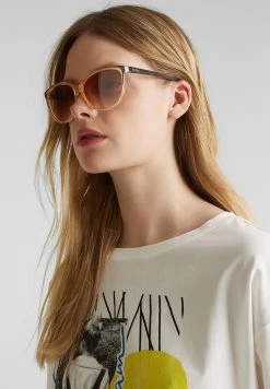 Esprit SONNENBRILLE MIT TRANSPARENTEM RAHMEN - Sonnenbrille - Brown | Damen -Esprit Verkäufe 2024 458466faa5fa4c1b85e847f87fb202ec