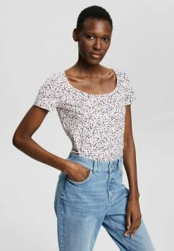 Esprit Damen T-Shirt Print - Dark Pink