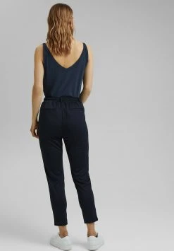 Esprit Damen Stoffhose - Dark Blue -Esprit Verkäufe 2024 46260164ecc34f76857bae4ff412678a