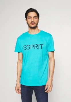 Esprit Herren LOGO - T-Shirt Print - Aqua Green