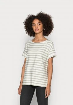 Esprit Damen COO STRIPE - T-Shirt Print - Pastel Green