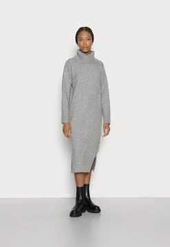 Esprit Damen Strickkleid - Gunmetal