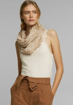 Esprit Damen Schlauchschal - Beige