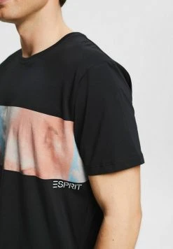 Esprit AW CNECK SS - T-Shirt Print - Black | Herren -Esprit Verkäufe 2024 47fed70dfdab4de6ba0c838880630aa5