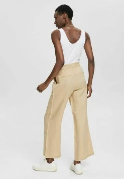 Esprit Damen Stoffhose - Sand -Esprit Verkäufe 2024 49805fc864f44405abcffc3b5ad33589