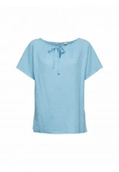 Esprit Damen GESTREIFTES - T-Shirt Print - Light Turquoise -Esprit Verkäufe 2024 49fb2649bcbc429f97285383eee83239