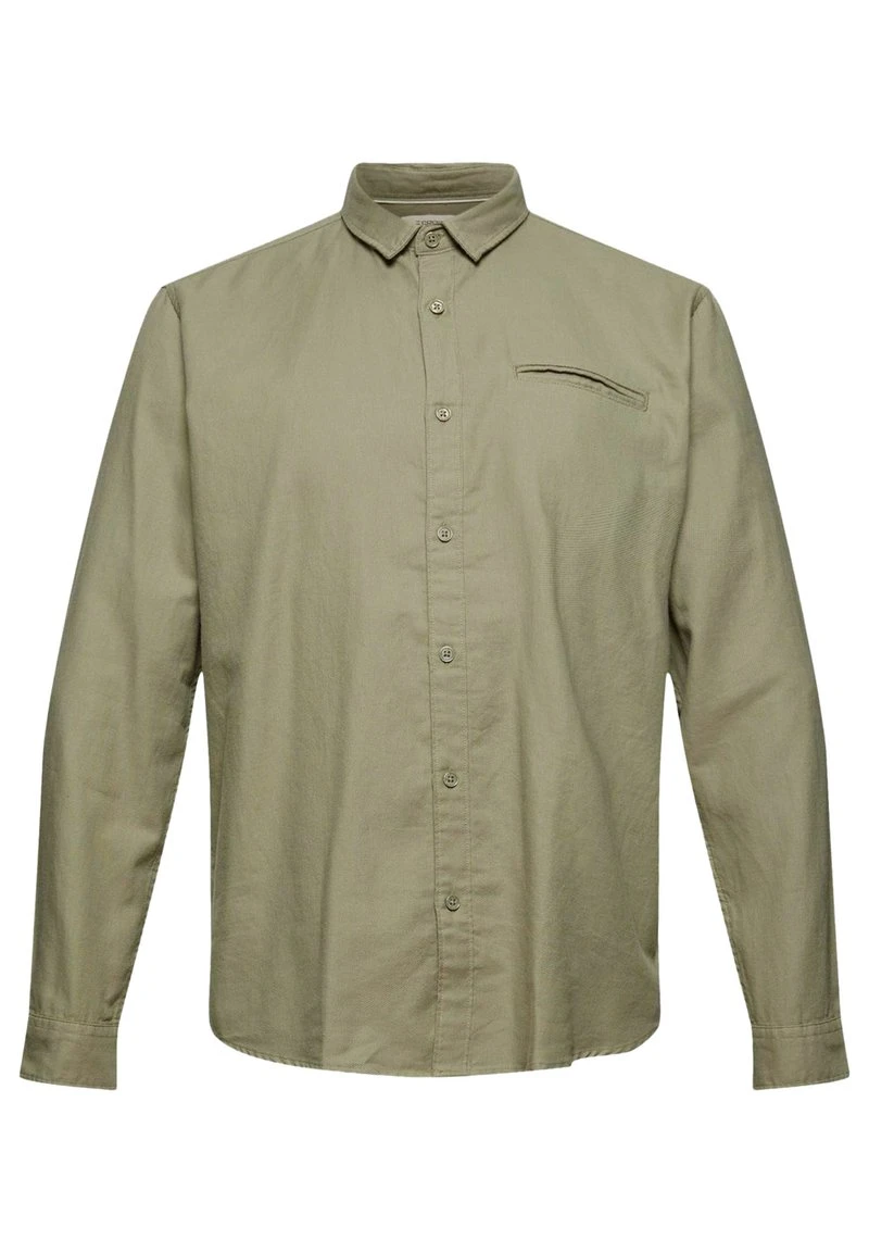 Esprit Herren Hemd - Pale Khaki 9 Esprit Herren Hemd - Pale Khaki – Bild 7