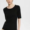 Esprit Damen T-Shirt Basic - Black -Esprit Verkäufe 2024 4a8fb0f0b8594a91a718156db6787f84