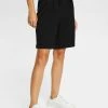 Esprit MIT BUNDFALTEN - Shorts - Black | Damen