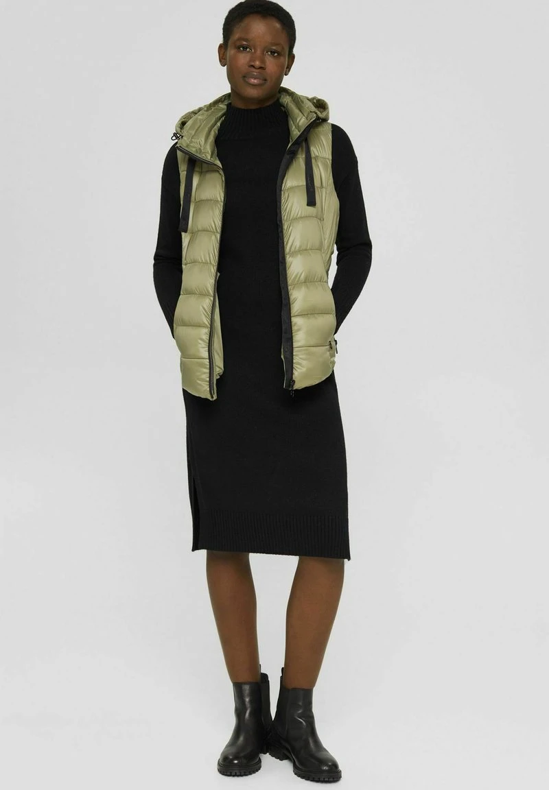 Esprit Damen Weste - Light Khaki 4 Esprit Damen Weste - Light Khaki – Bild 2