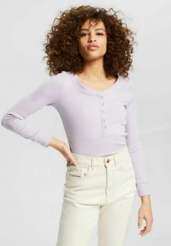 Esprit Damen LONGSLEEVE - Langarmshirt - Lilac