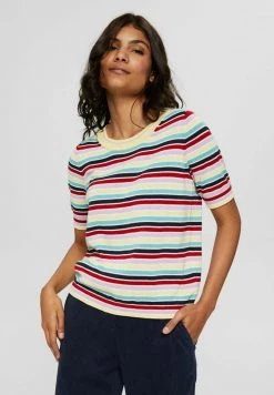 Esprit Damen KURZARM - T-Shirt Print - Lilac