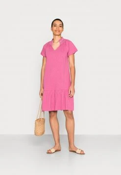 Esprit SMOCKED DRESS - Jerseykleid - Violet | Damen -Esprit Verkäufe 2024 4dce7fa0a2904735983e7c0419d1ac14