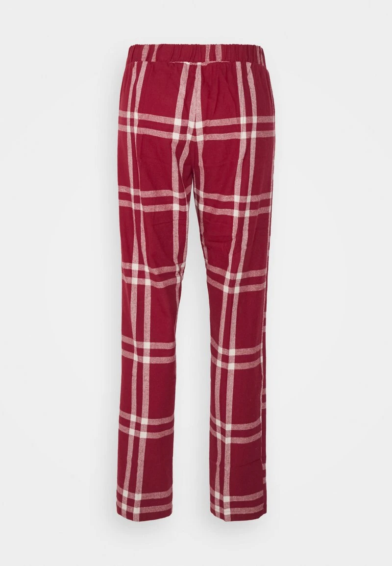 Esprit Damen CHECK LONGSLEEVE LONG PANTS - Nachtwäsche Set - Cherry Red 6 Esprit Damen CHECK LONGSLEEVE LONG PANTS - Nachtwäsche Set - Cherry Red – Bild 4