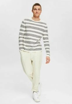 Esprit Herren MIT STREIFENMUSTER - Strickpullover - Off White -Esprit Verkäufe 2024 4fad9252b54349889cf47aec25886ff4