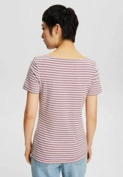 Esprit Damen MIT STREIFENMUSTER - T-Shirt Print - Mauve -Esprit Verkäufe 2024 4fe8bd75edca4dd5974cf3872309ae19