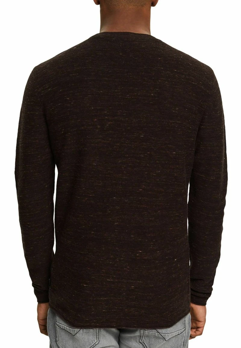 Esprit Herren Strickpullover - Dark Brown 9 Esprit Herren Strickpullover - Dark Brown – Bild 7