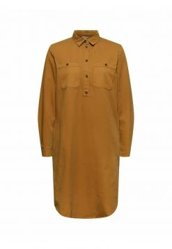 Esprit Damen Blusenkleid - Camel