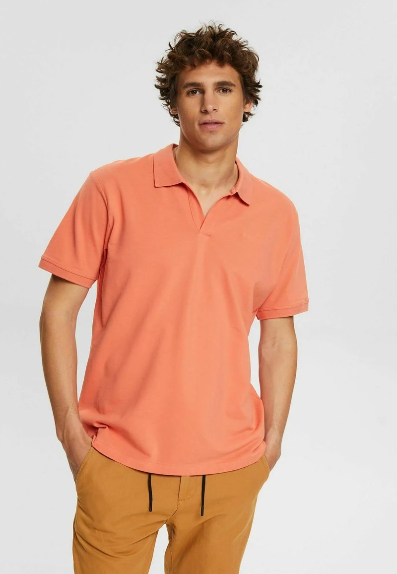 Esprit Herren Poloshirt - Coral 3 Esprit Herren Poloshirt - Coral