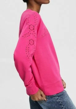 Esprit Damen MIT STICKEREI - Sweatshirt - Pink Fuchsia -Esprit Verkäufe 2024 5292b4e9ef4c481ba4dda74eaee0b45b