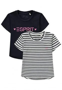 Esprit Kinder 2 PACK - T-Shirt Print - Navy