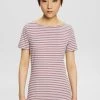 Esprit Damen MIT STREIFENMUSTER - T-Shirt Print - Mauve -Esprit Verkäufe 2024 53758b7e6c3e40ca90937e56987dd585