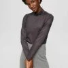 Esprit Damen Langarmshirt - Anthracite -Esprit Verkäufe 2024 53d57862a5af459fb804afdc54fe3552