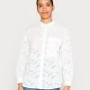 Esprit Damen LEAF BLOUSE - Bluse - White -Esprit Verkäufe 2024 546e3d66aaf74736a26a6c460fd40520