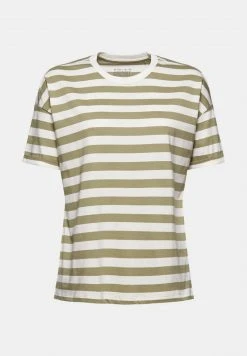 Esprit Damen GESTREIFTES - T-Shirt Print - Light Khaki -Esprit Verkäufe 2024 54d97f86d1b64ee6ae9a7ef5c388f40a