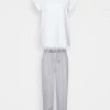 Esprit STRIPE COMBI SLEEVE SHIRT PANTS - Pyjama - Light Blue Lavender | Damen -Esprit Verkäufe 2024 57c73dc5bb3f45e98b541f182db7ae70