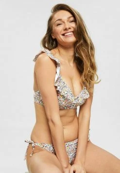 Esprit MIT RÜSCHEN - Bikini-Top - Light Khaki | Damen -Esprit Verkäufe 2024 58474b867075461494828080ca43edd6