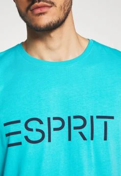 Esprit Herren LOGO - T-Shirt Print - Aqua Green -Esprit Verkäufe 2024 586f22b7f9e046baafc8c18bf361b6b4