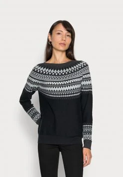 Esprit CORE JAQUAR - Strickpullover - Black | Damen