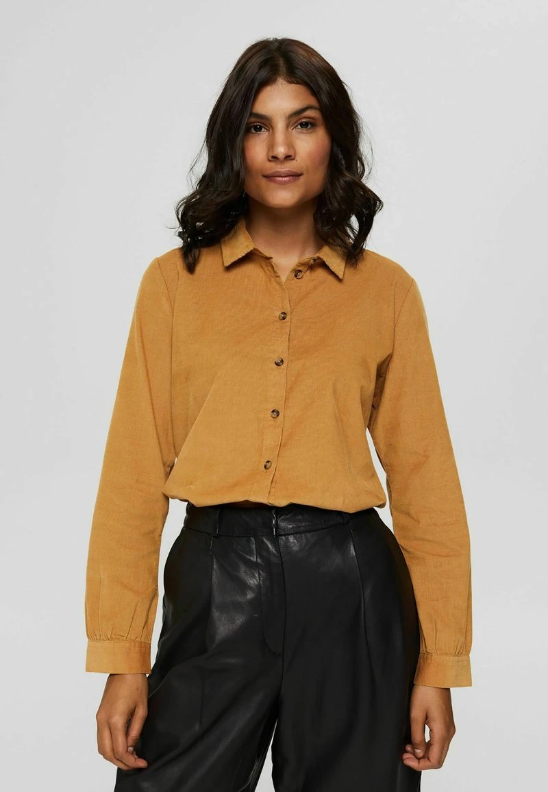 Esprit Damen Hemdbluse - Camel 3 Esprit Damen Hemdbluse - Camel