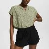 Esprit Damen AOP - Bluse - Light Khaki -Esprit Verkäufe 2024 5929bf79ca6d4c53b98225f59e66a2d5