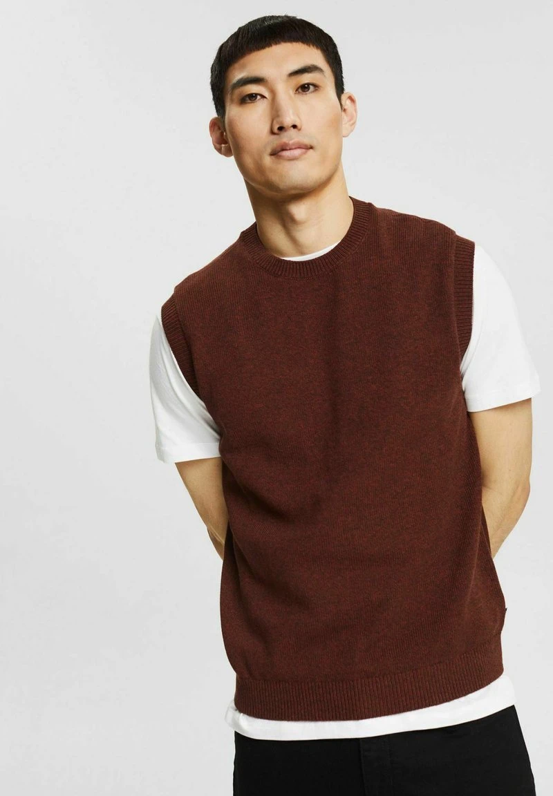 Esprit Herren Strickpullover - Rust Brown 3 Esprit Herren Strickpullover - Rust Brown