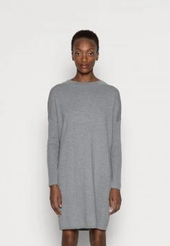 Esprit Damen CORE DRESS - Strickkleid - Medium Grey