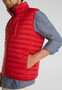 Esprit Herren RECTHINS VEST - Weste - Red -Esprit Verkäufe 2024 5ae84269837f408eb2b7e983537ddd49