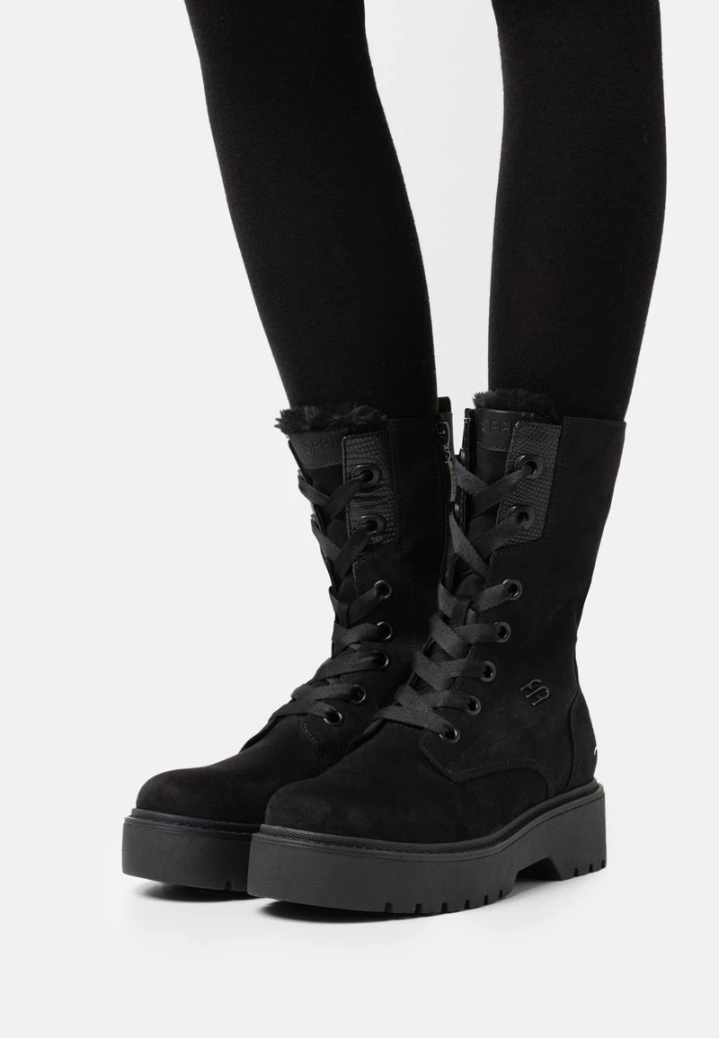 Esprit Damen BOOTIE - Schnürstiefel - Black 3 Esprit Damen BOOTIE - Schnürstiefel - Black