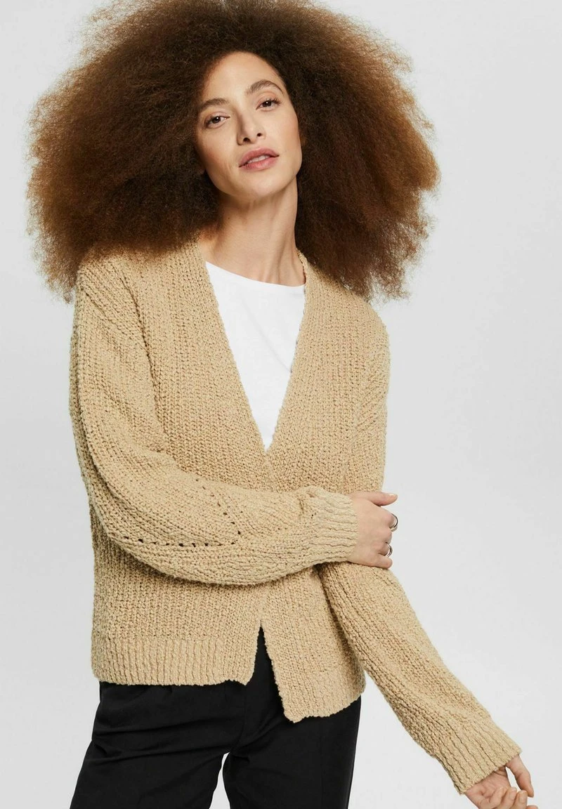 Esprit Damen Strickjacke - Sand 3 Esprit Damen Strickjacke - Sand