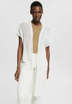 Esprit Damen Strickjacke - White