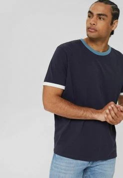 Esprit Herren T-Shirt Basic - Dark Blue -Esprit Verkäufe 2024 5e0de542d9744b1fbbd5b3cca2bd84a0