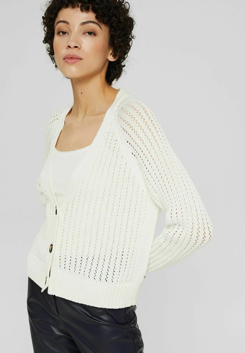 Esprit Damen Strickjacke - Off White 3 Esprit Damen Strickjacke - Off White