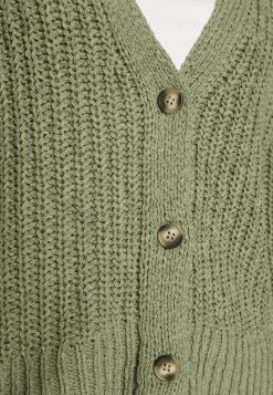 Esprit Damen TAPE CARDIGAN - Strickjacke - Light Khaki -Esprit Verkäufe 2024 600a52414b6347dba0d89695dc2a6786