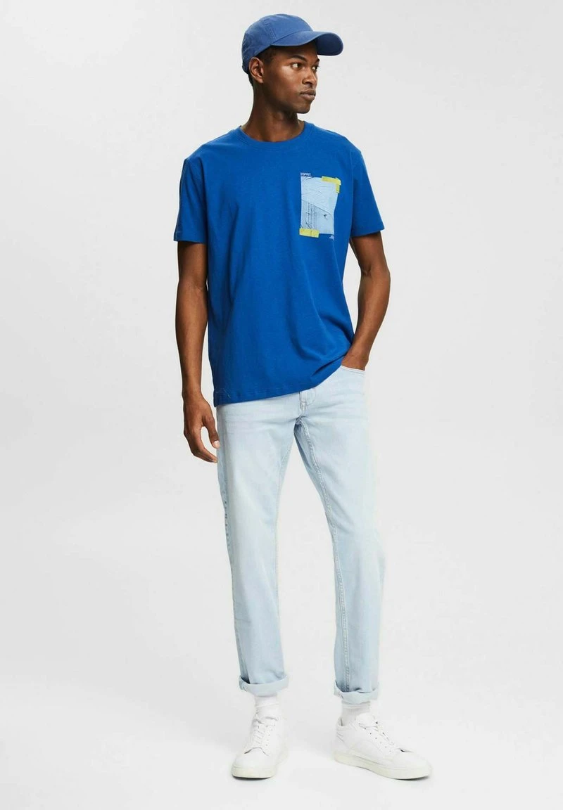 Esprit Herren Jeans Straight Leg - Blue Bleached 4 Esprit Herren Jeans Straight Leg - Blue Bleached – Bild 2