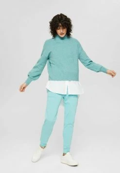 Esprit Damen Jogginghose - Turquoise -Esprit Verkäufe 2024 609b3f94892d49fcaaf24306752693e3